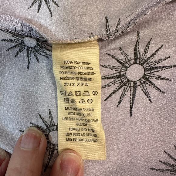 Free People Lilac Tank Top | Sun Light | Size Large | Boho Sleeveless - Picture 7 of 7